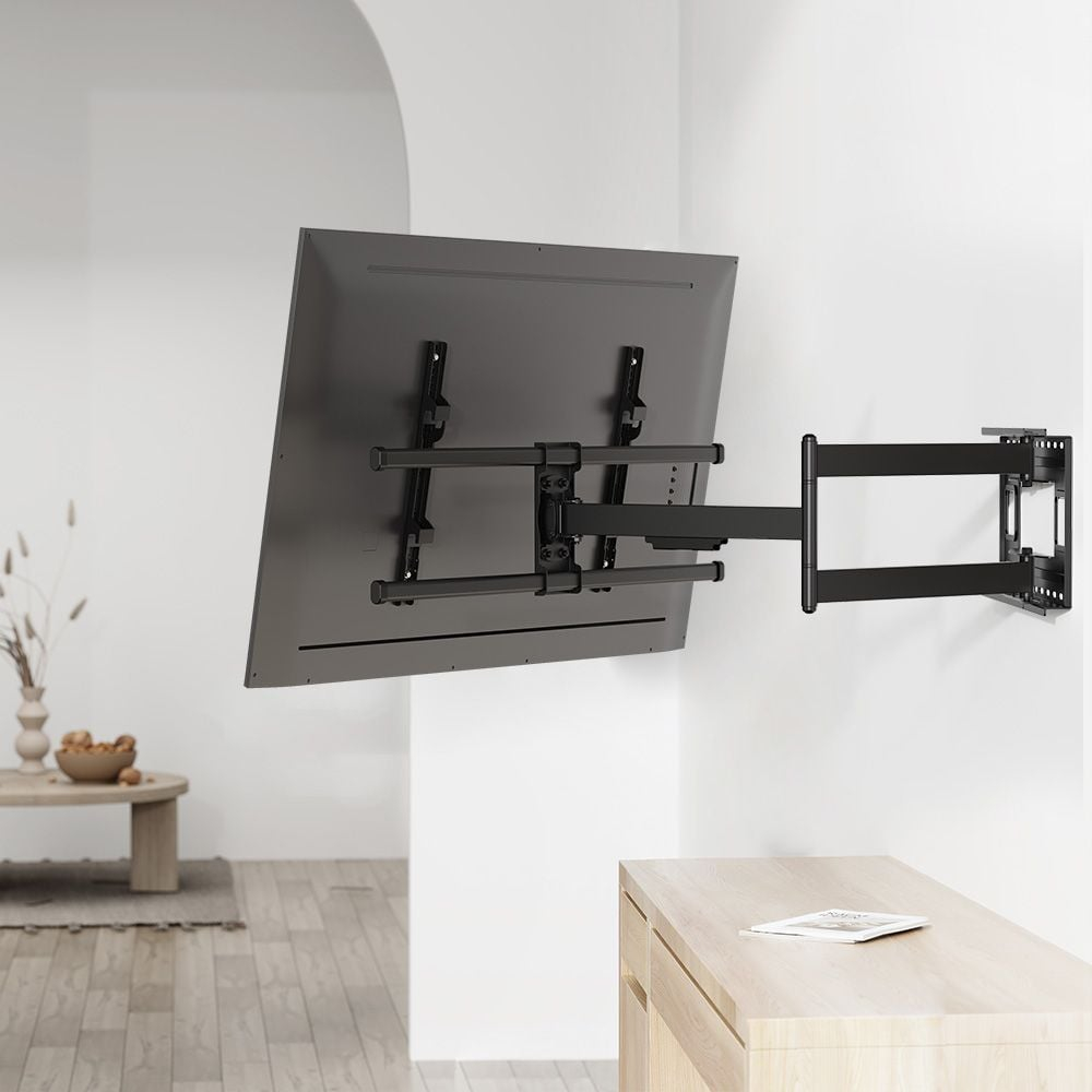 Nosač za TV zidni VONHAUS Full Motion (40"- 80", do 50kg, nagib+5°/-15°, zakret ±90°)-3