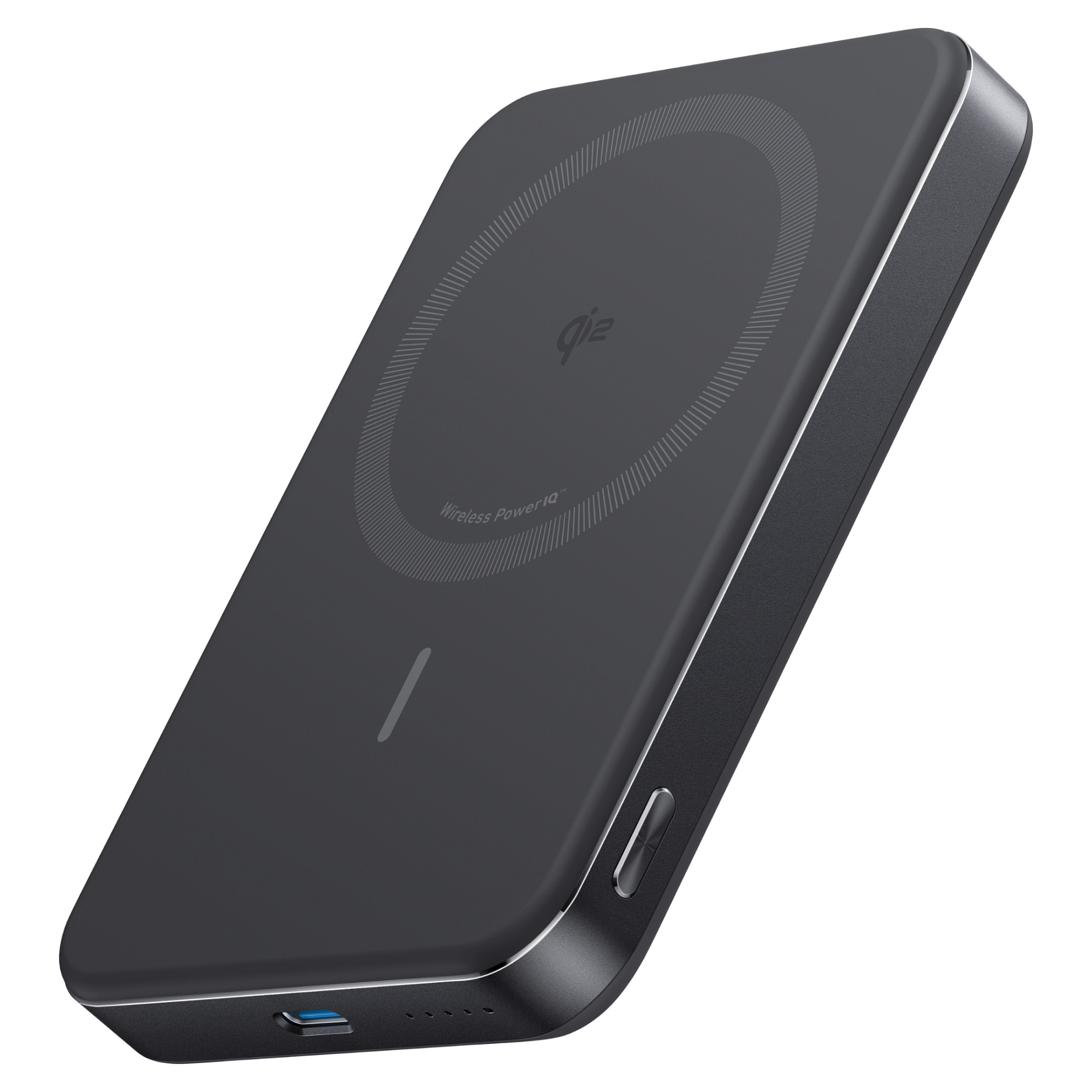 Prijenosna baterija ANKER MagGo 10K Slim (10000 mAh, 15 W bežično, 30 W USB-C, crna)-7