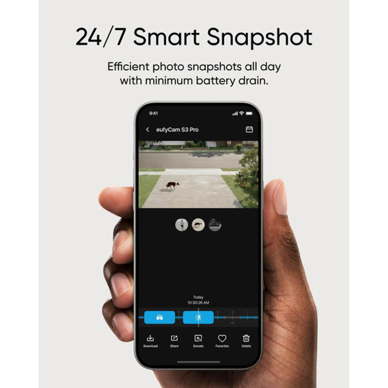 ANKER Eufy Security eufyCam S3 Pro set od 3 kamere + baza-12