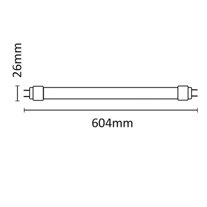 LED cijev ASALITE 9W, 60cm, 4000K, 1260lm (neutralna bijela, G13, 30,000 sati, kut svjetlosti 300°)-2