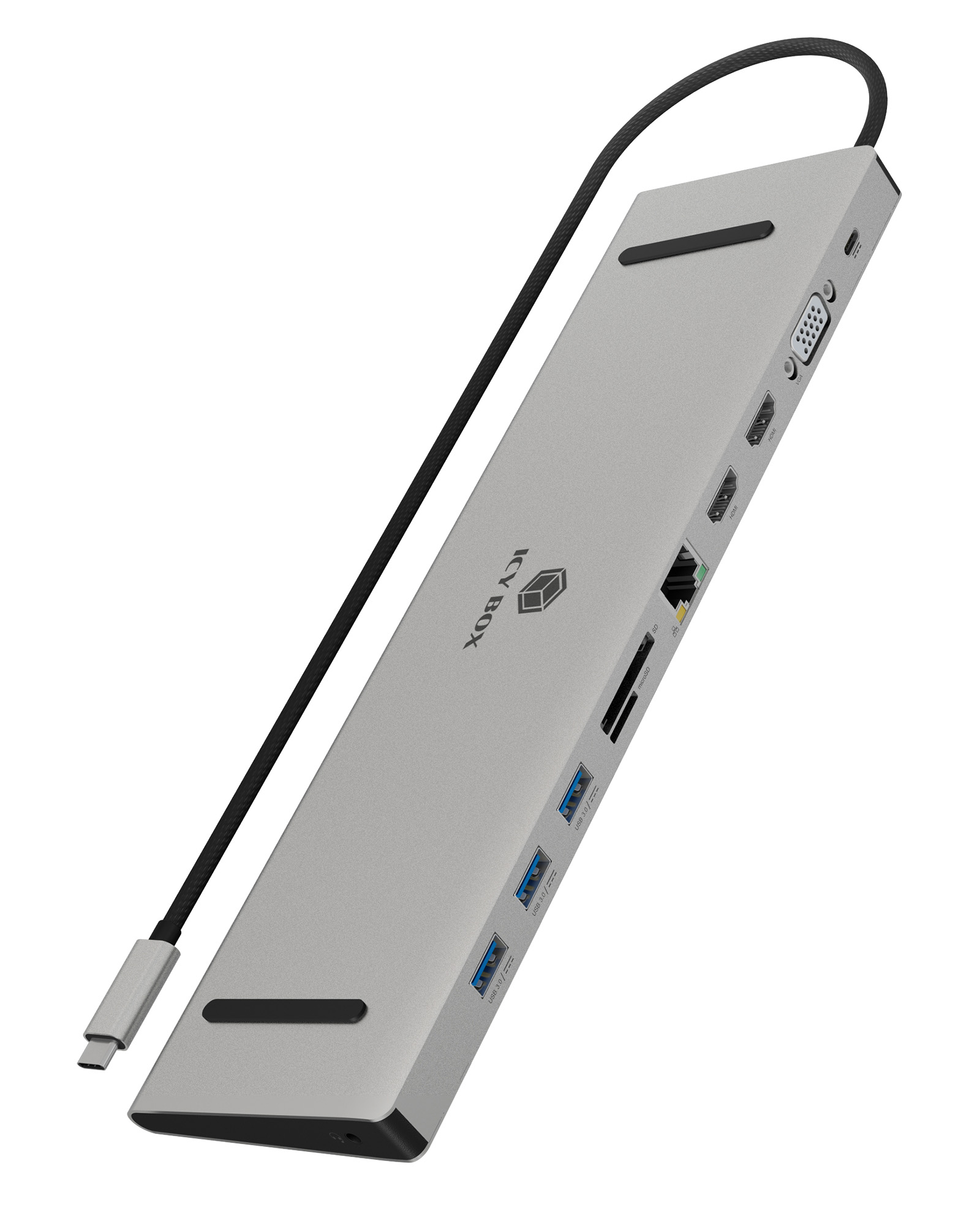 Icybox IB-DK2106A-CPD docking station with Power Delivery 100W-0