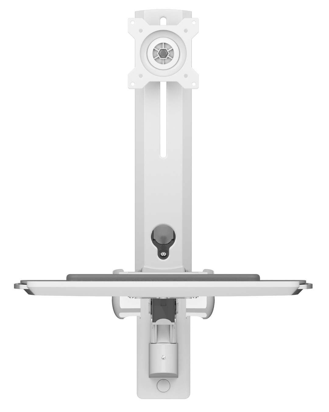 Icybox IB-WS700-W wall mount for monitor - workstation-2