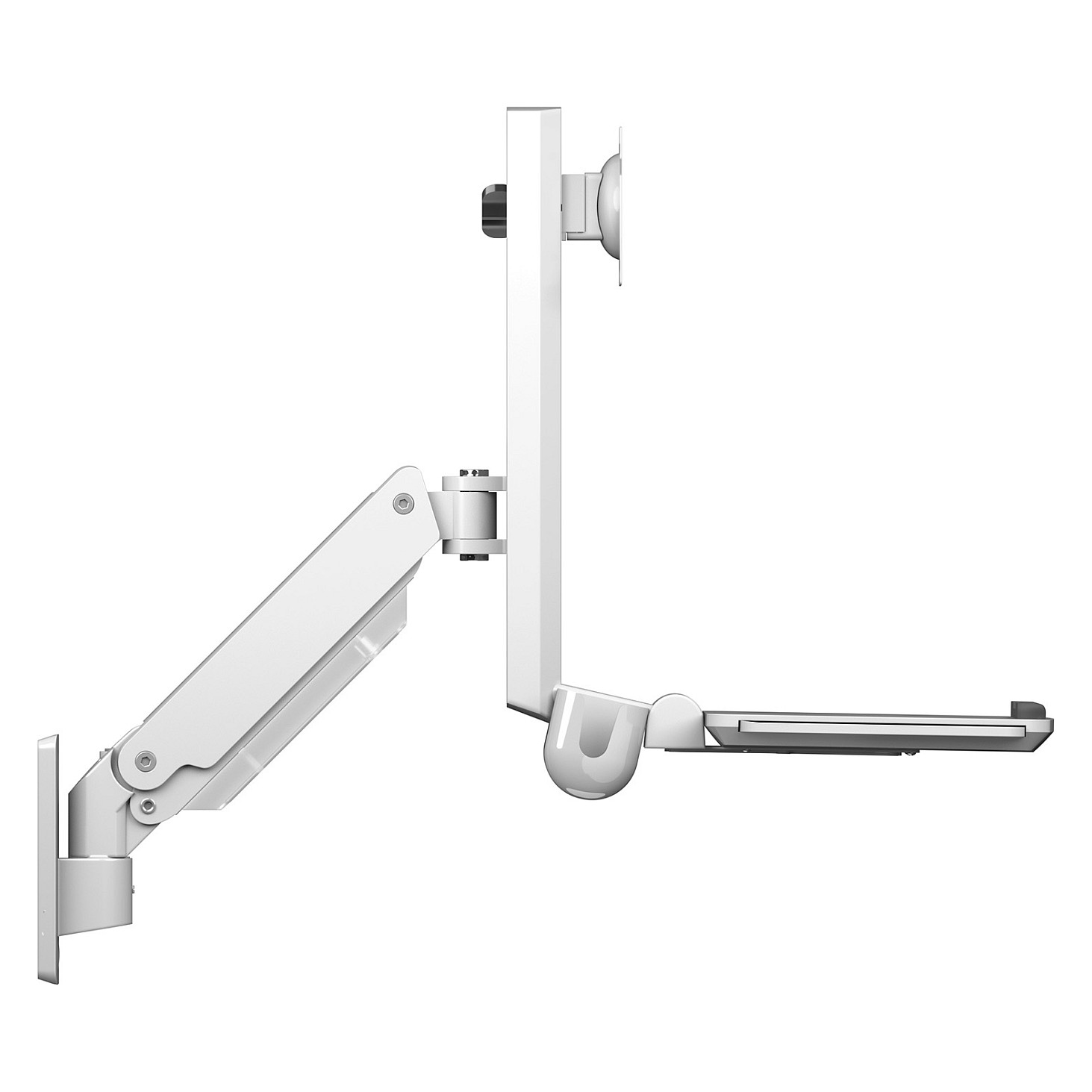 Icybox IB-WS700-W wall mount for monitor - workstation-6