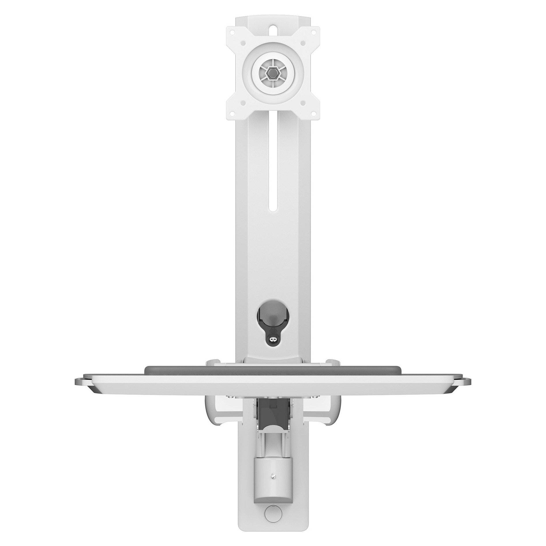 Icybox IB-WS700-W wall mount for monitor - workstation-7