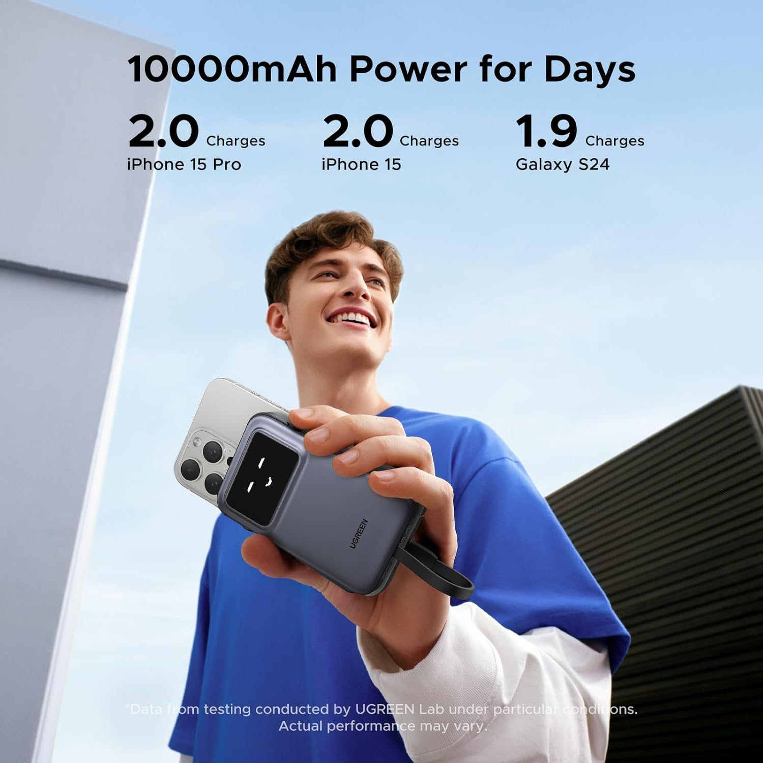 Baterija → UGREEN → Uno 10,000mAh 30W QC prijenosna s ugrađenim USB-C kabelom-5