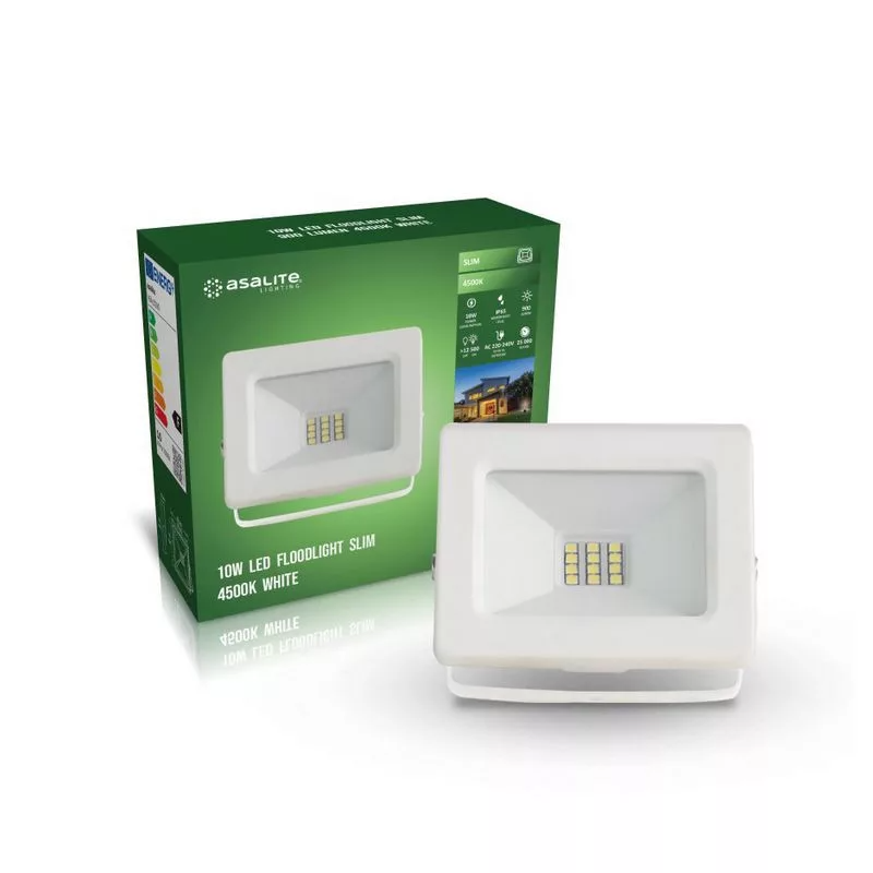 LED reflektor ASALITE Slim 10W 4500K (900 lumena, IP65, IK08, 25,000 sati života, 120° kut svjetlosti)-4