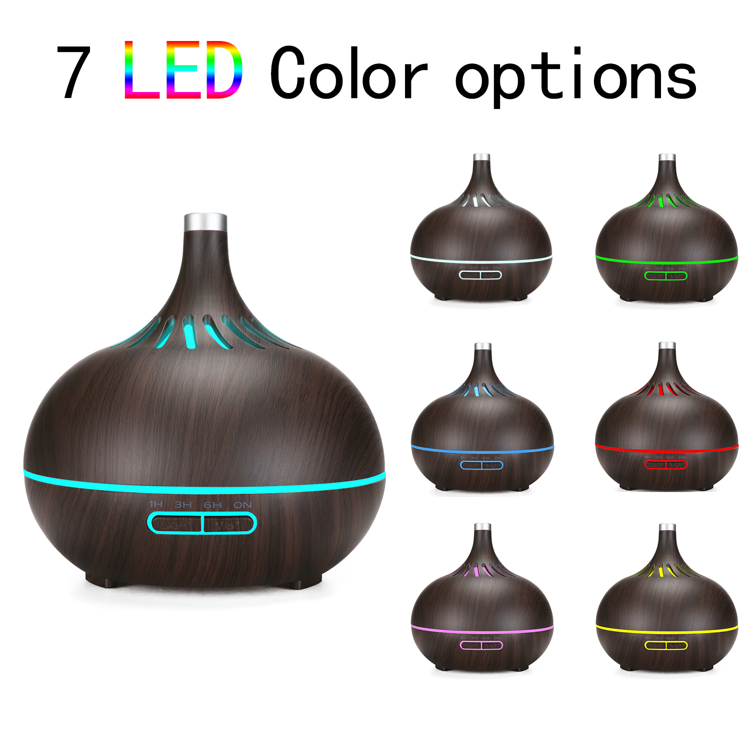 Difuzor ulja ANJOU ADA023-D (svijetlo drvo, 400 ml, do 8 sati rada, LED rasvjeta, tajmer)-9