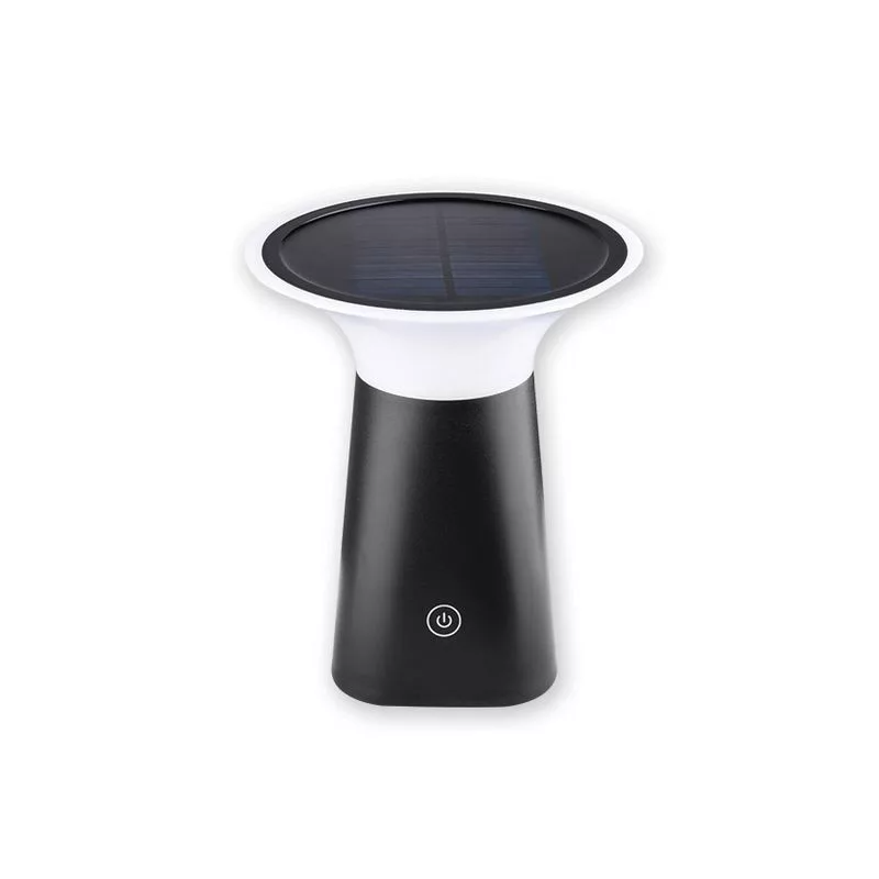 Solarna stolna lampa ASALITE LED IP65 5W 3000K (120 lumena, 20.000 sati života, IP65, solarni panel, crna)-2