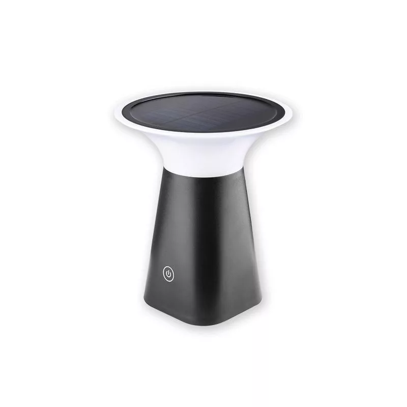 Solarna stolna lampa ASALITE LED IP65 5W 3000K (120 lumena, 20.000 sati života, IP65, solarni panel, crna)-3
