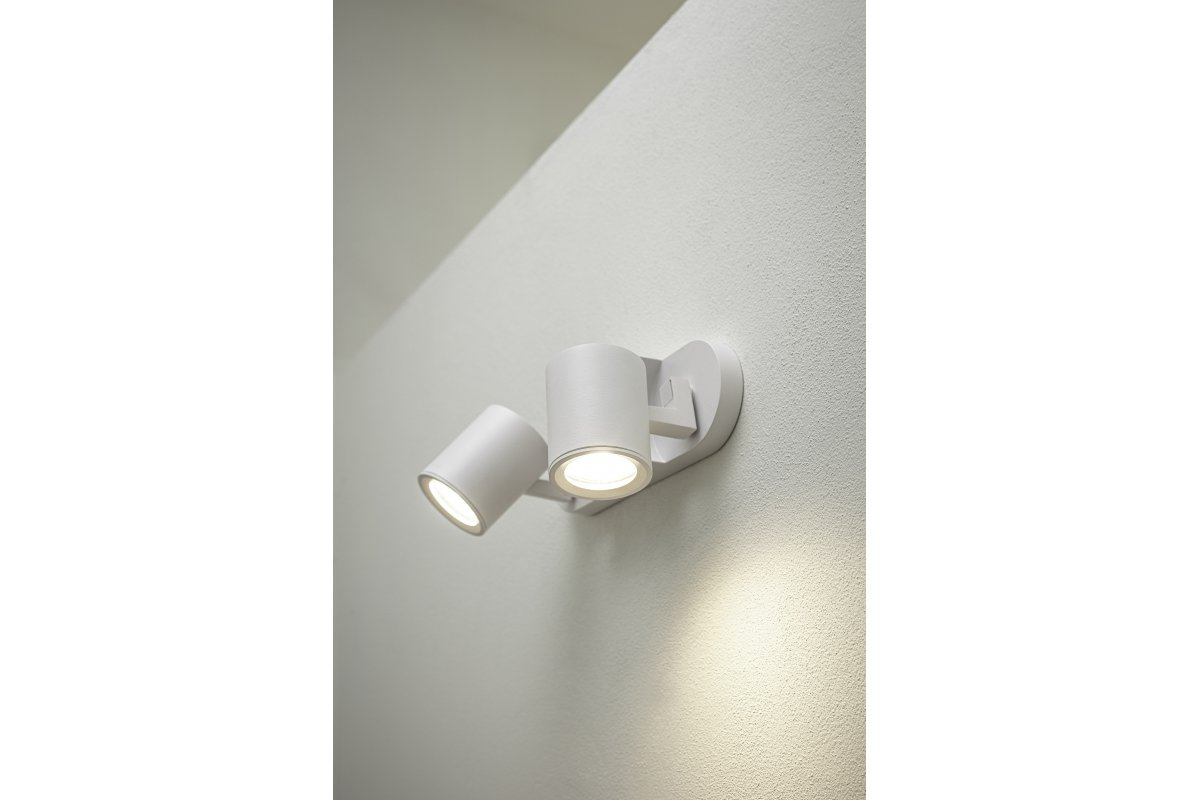 Stropna lampa GTV BLINK II (max. 250V, 50/60 Hz, GU10, max. 20W*2, IP20, bijela)-1