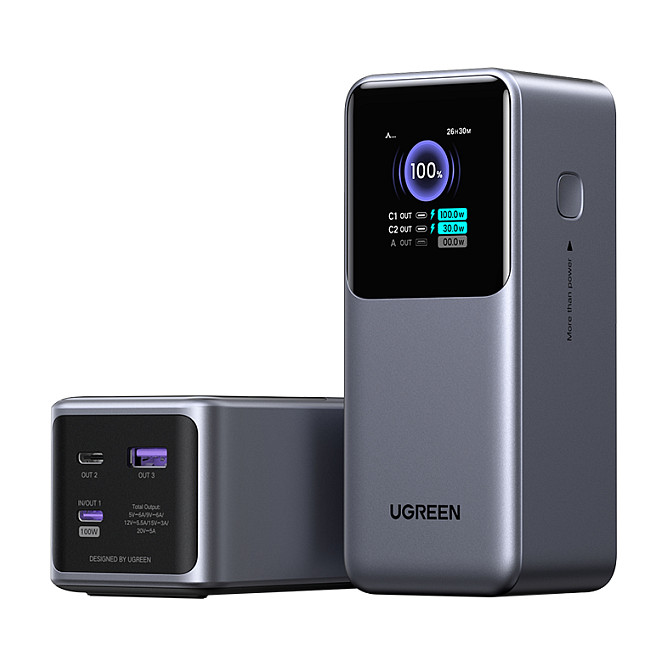 Ugreen portable rechargeable battery 20,000mAh, 130W with smart digital display-24