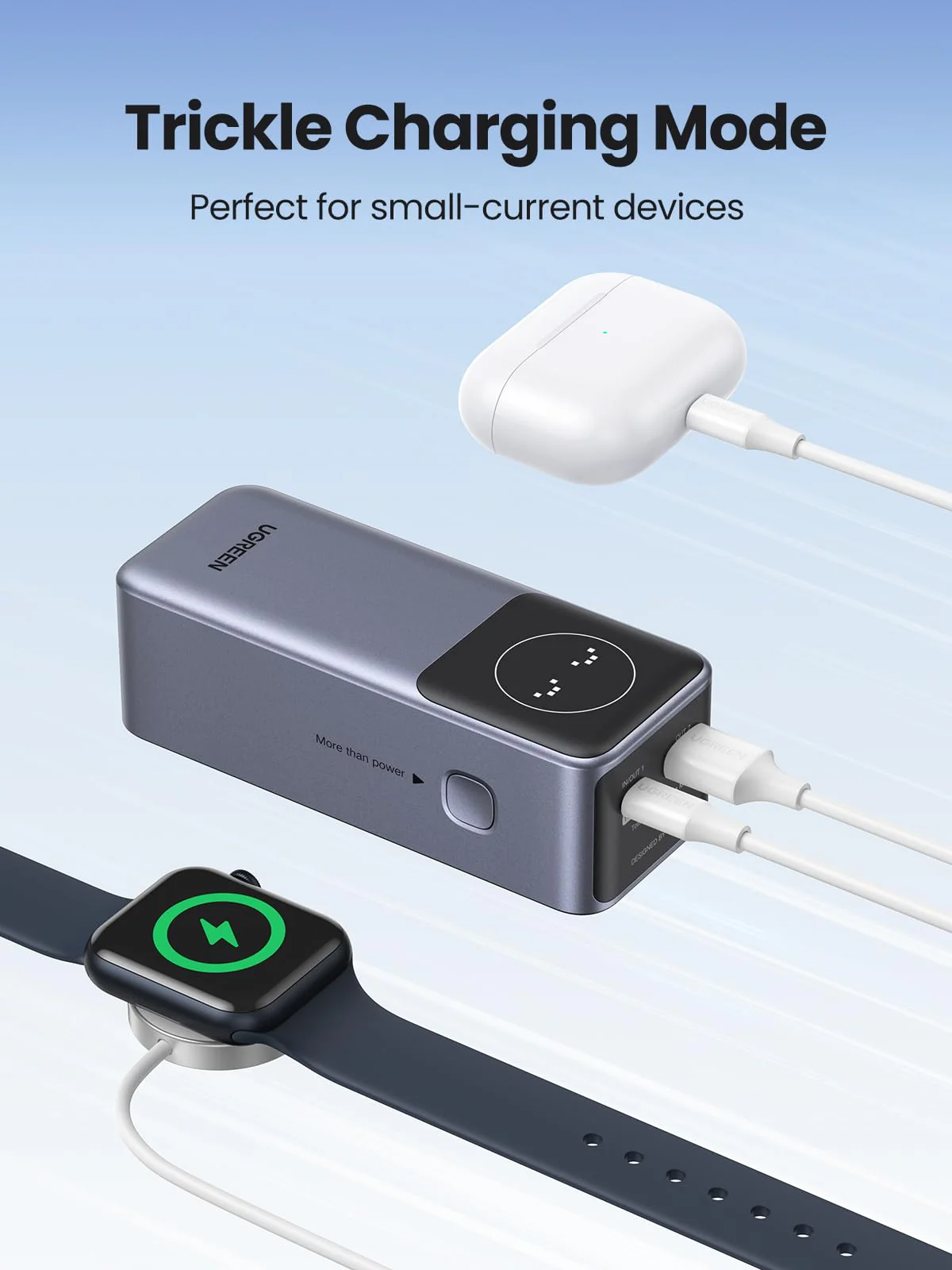 Baterija UGREEN 12000mAh 100W prijenosna punjiva-5