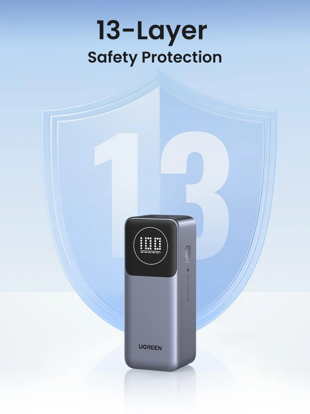 Baterija UGREEN 12000mAh 100W prijenosna punjiva-4