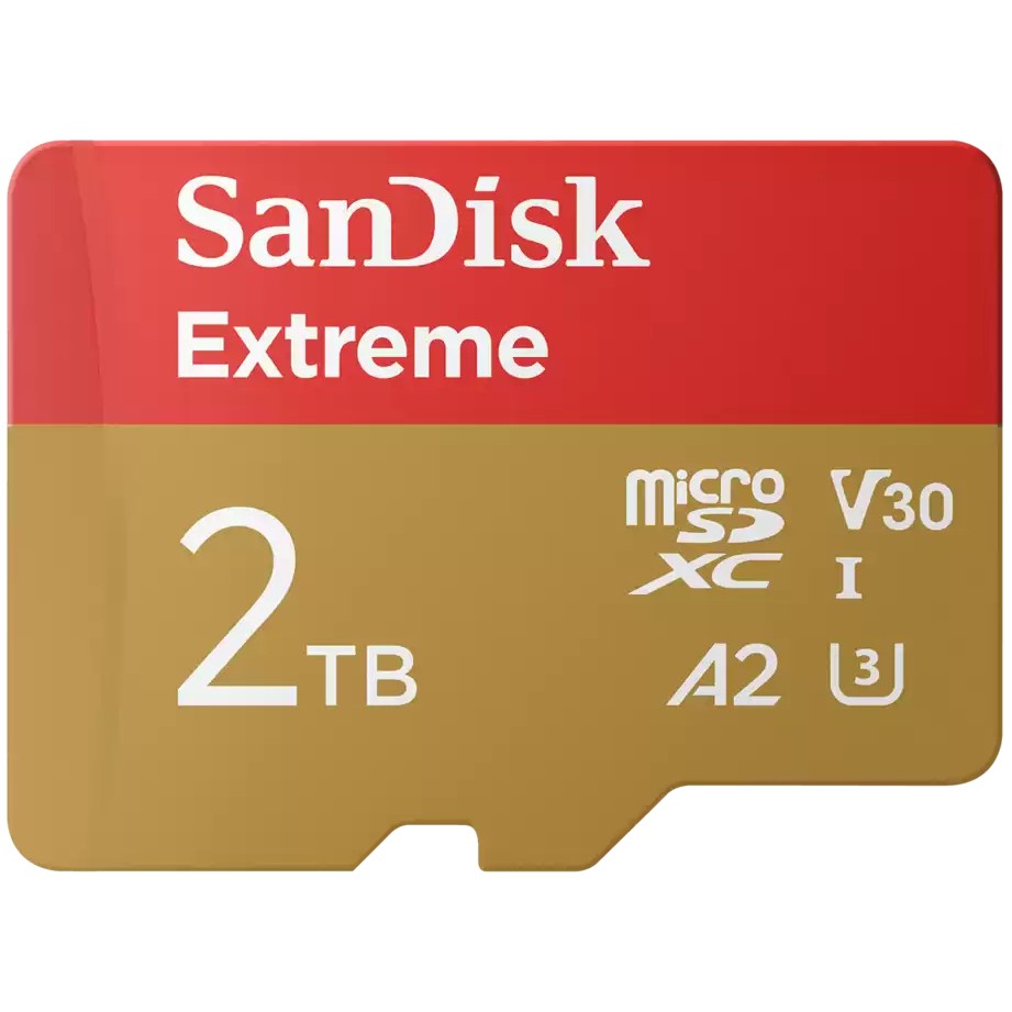 Micro SD kartica SANDISK Extreme 2TB microSDXC UHS-I s adapterom, brzina do 240MB/s, C10, U3, V30, 4K, 5K, A2-4