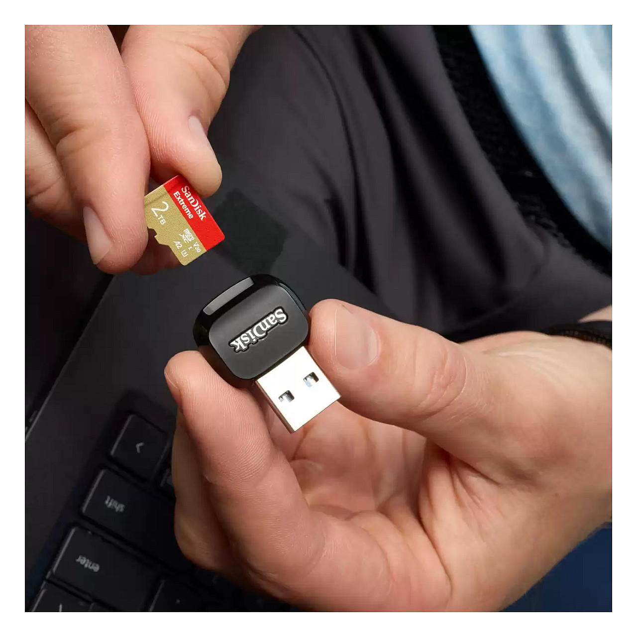 Micro SD kartica SANDISK Extreme 2TB microSDXC UHS-I s adapterom, brzina do 240MB/s, C10, U3, V30, 4K, 5K, A2-7