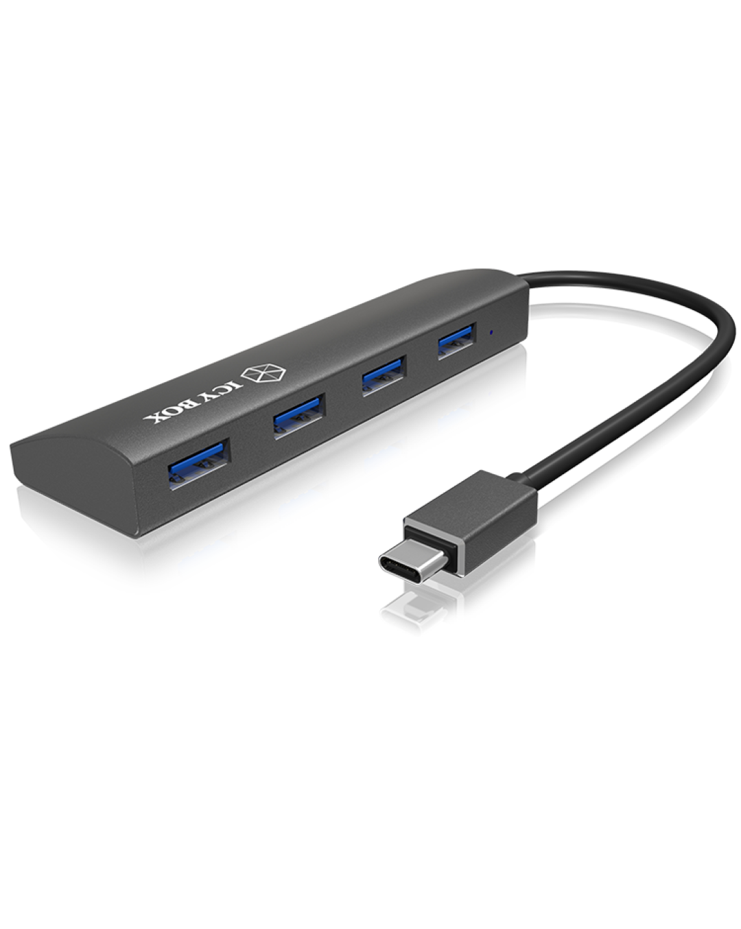 Icybox IB-AC-6405C USB-C hub to 4x USB-A-3