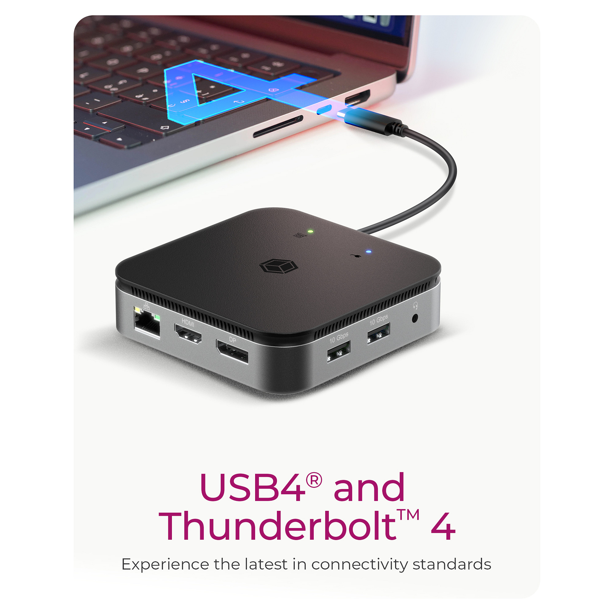 Icybox IB-DK408-C41 USB4 docking station with dual video output 7in1, 60W PowerDelivery power supply-11