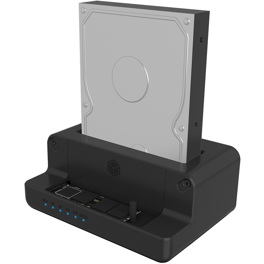 Icybox IB-2914MSCL-C31 docking station and cloning for M.2 NVMe SSD & 2.5''/3.5'' SATA SSD/HDD-23