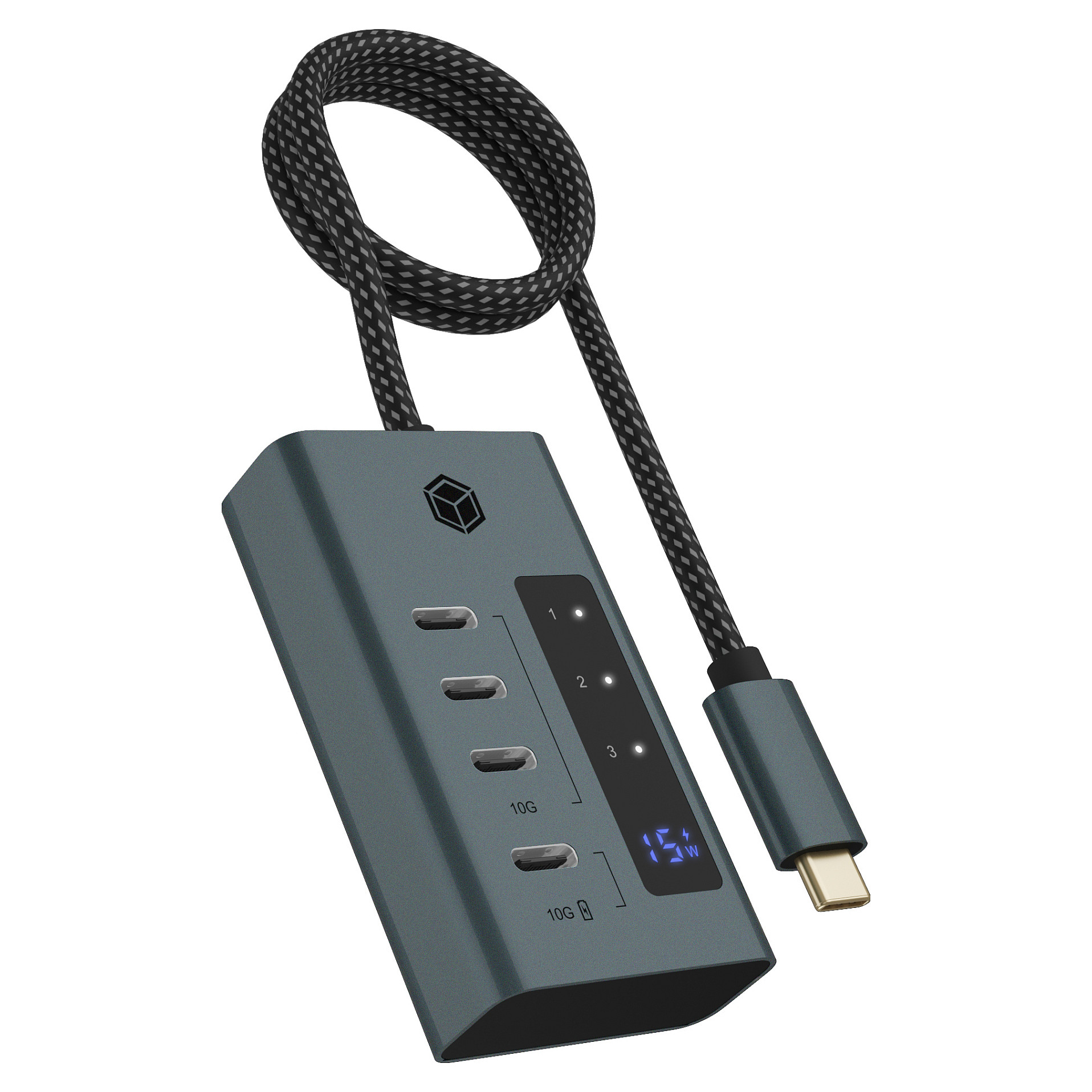 Icybox IB-HUB1454-C31 4-port hub with USB 3.2 Gen 2 Type-C interface-13