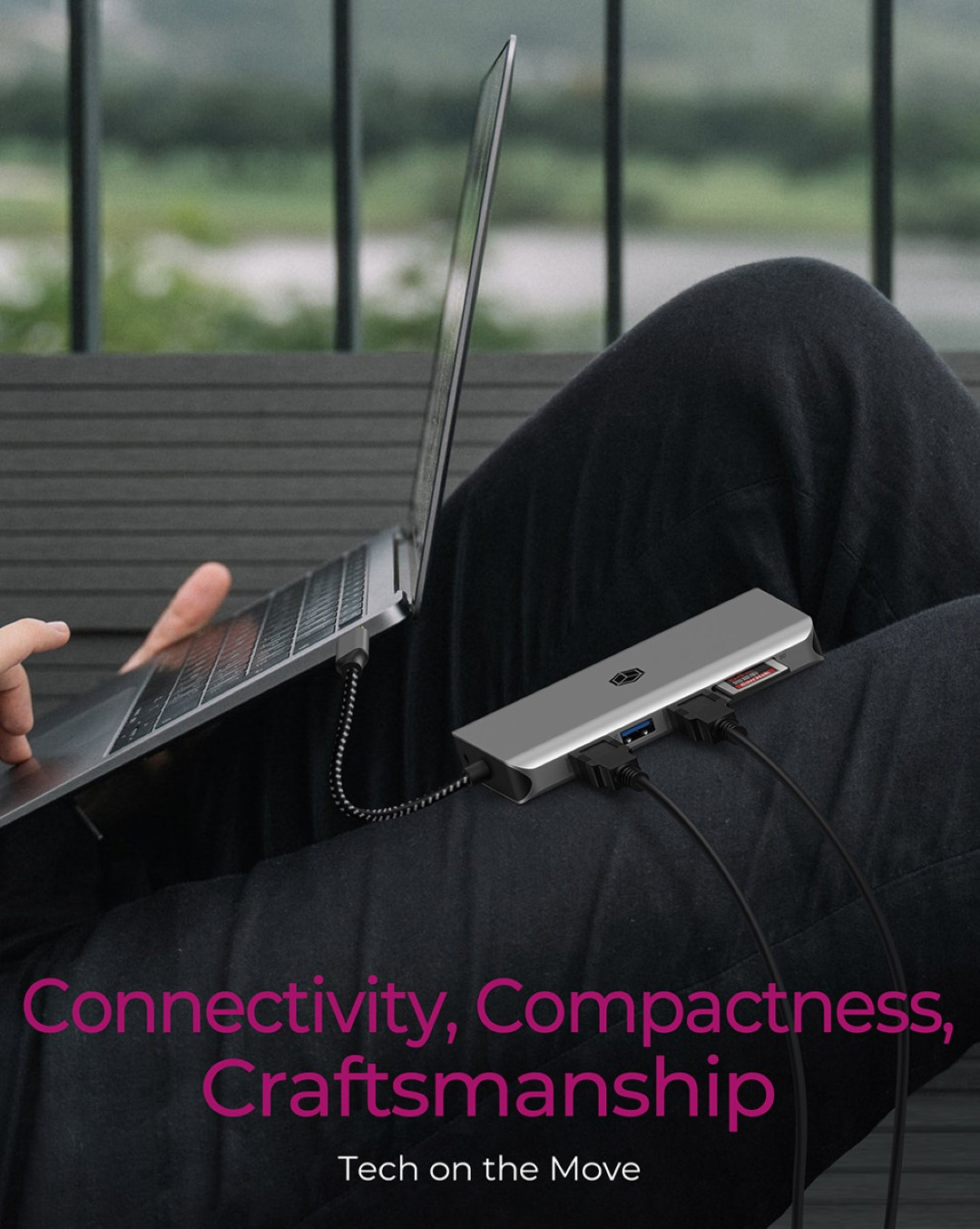 Icybox IB-DK4061-CPD 12in1 USB Type-C docking station for laptops with Power Delivery up to 100W-5