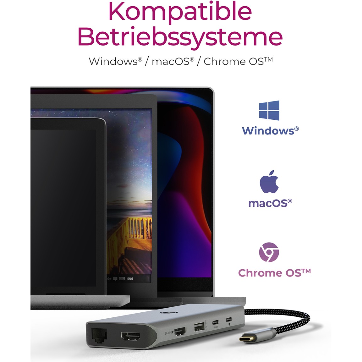 Icybox IB-DK4061-CPD 12in1 USB Type-C docking station for laptops with Power Delivery up to 100W-13