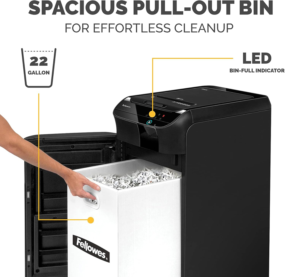 Fellowes AutoMax 550C Cross-Cut Shredder-6
