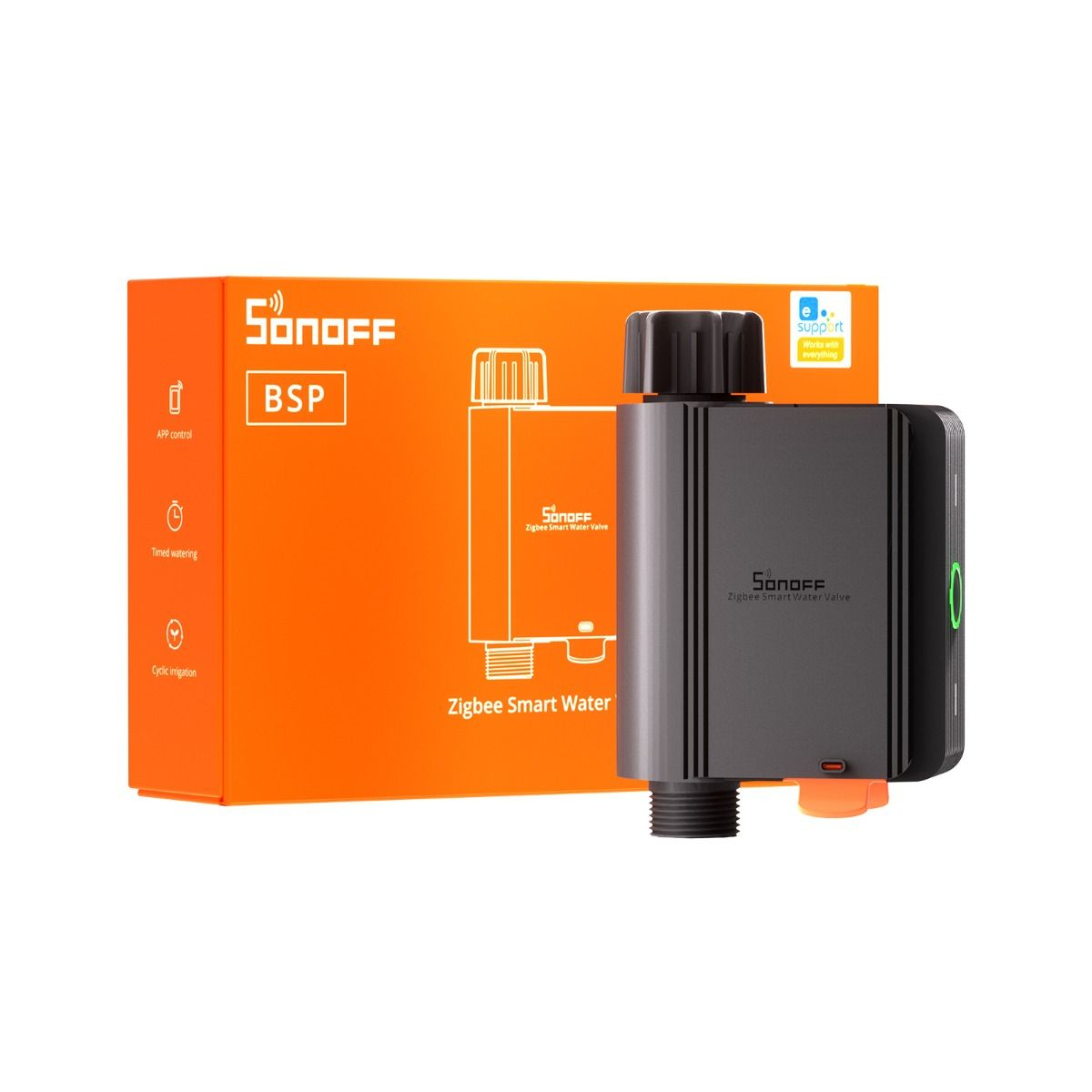 Pametni ventil za vodu SONOFF Zigbee SWV-BSP-2