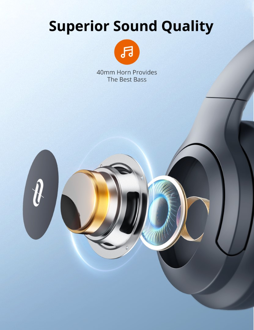 Slušalice TAOTRONICS TT-BH1121 Bluetooth 5.3, 40mm driveri-1