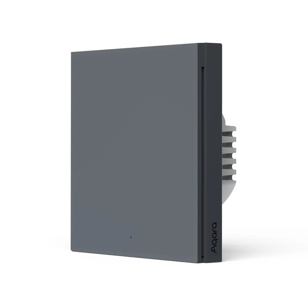 AQARA smart single wall switch H1 EU without neutral wire, WS-EUK01 GRAY-1