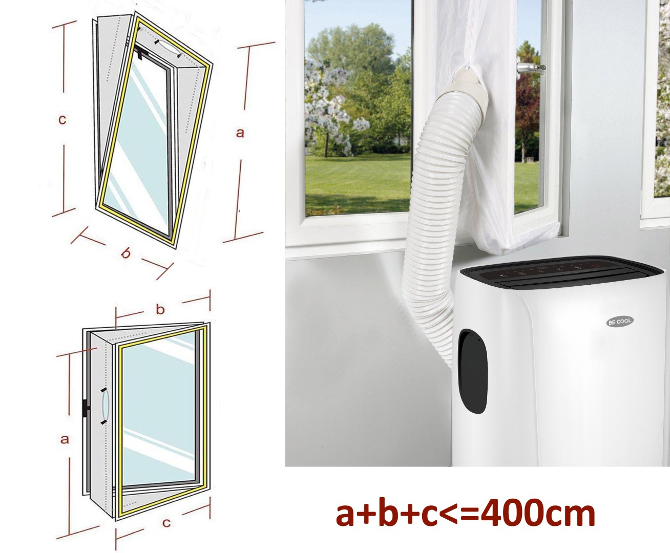 BeCool Window seal Hot Air Stop BC01AIRSTPFE-0