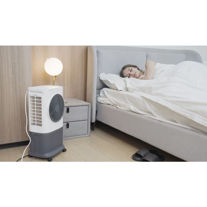 BeCool Premium hladnjak zraka s kapacitetom od 6,5 litara i WiFi BC6ACP2501W (50 W, kapacitet spremnika za vodu 6,5 l, domet zraka do 11 m, protok zraka 340 m³/h, WiFi povezivanje)-8