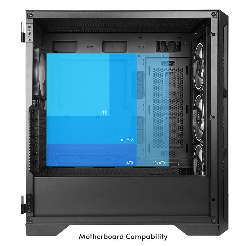 Kućište za računalo CHIEFTEC APEX LUMO (E-ATX, ATX, Micro ATX, mini ITX, crno)-12