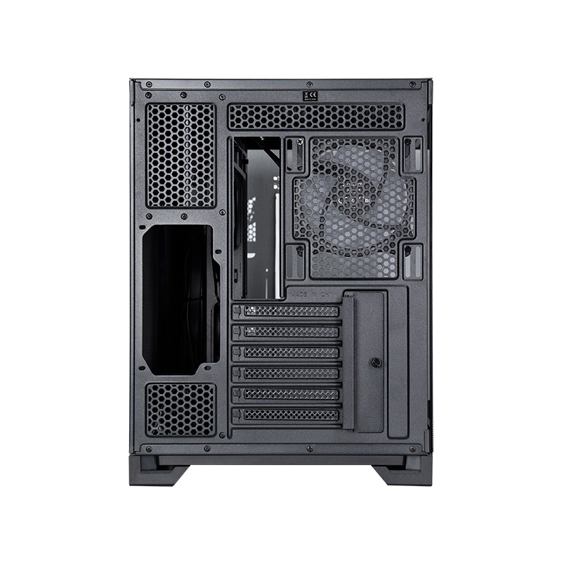 Kućište za računalo CHIEFTEC VISIO USB3.2 Gen2 ATX, crno (ATX/Micro ATX/mini ITX, bez napajanja, 2x3.5" i 2x2.5" unutarnji prostor za diskove, USB3.2 Gen2 Type C, 2 x USB3.0, Audio-out, Mic-In, A-RGB ventilatori)-6