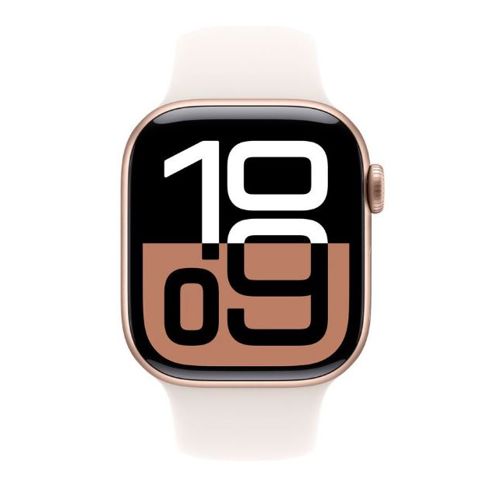 Pametni sat APPLE Watch Series 10 42mm Rose Gold Alu Case s Sports Band Ligth Blush, S/M - MWWH3QC/A-1