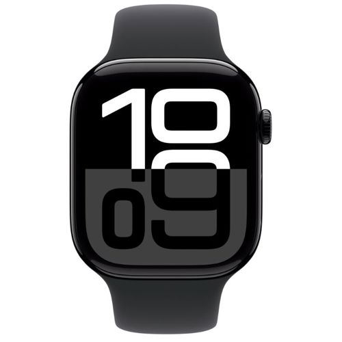 Pametni sat APPLE Watch Series 10 46mm Jet Black Alu Case / Sports Band Black, M/L - MWWQ3QC/A-1
