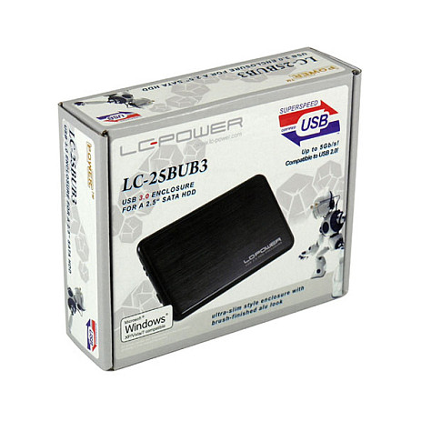 Kučište za skladištenje LC POWER LC-25BUB3 (SATA 1.5Gb/s, USB 3.0)-2