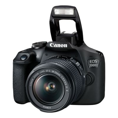 Digitalna kamera CANON EOS 2000D (24.1 MP, Full HD, Wi-Fi/NFC)