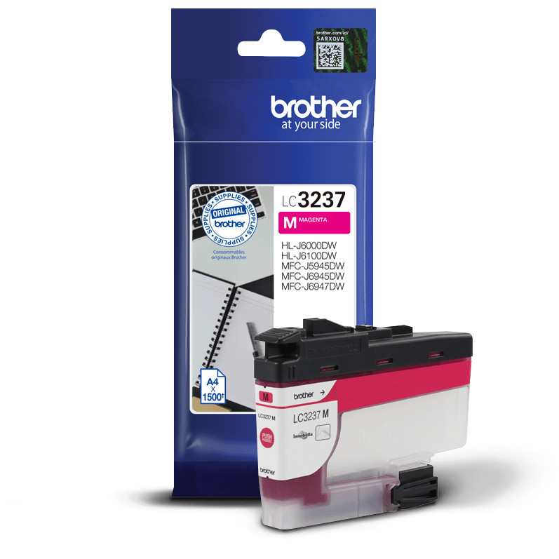 Patrona s tintom BROTHER LC3237M (original) magenta-5