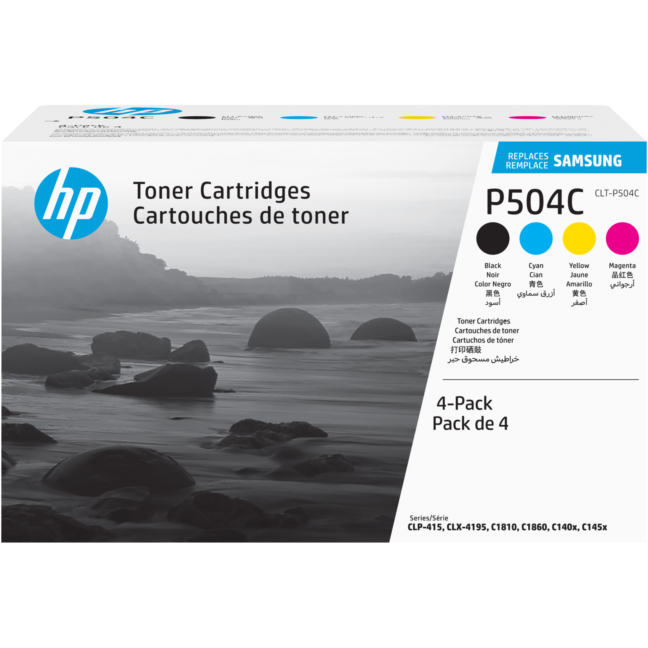 Toner HP CLT-P504C paket od 4 boje crna boja, žuta boja, cijan, magenta - ORIGINAL-1