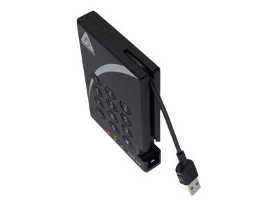 Eksterni tvrdi disk APRICORN Aegis Padlock 3.0 A25-3PL256-2000 (2tb, usb 3.0, crni)-5