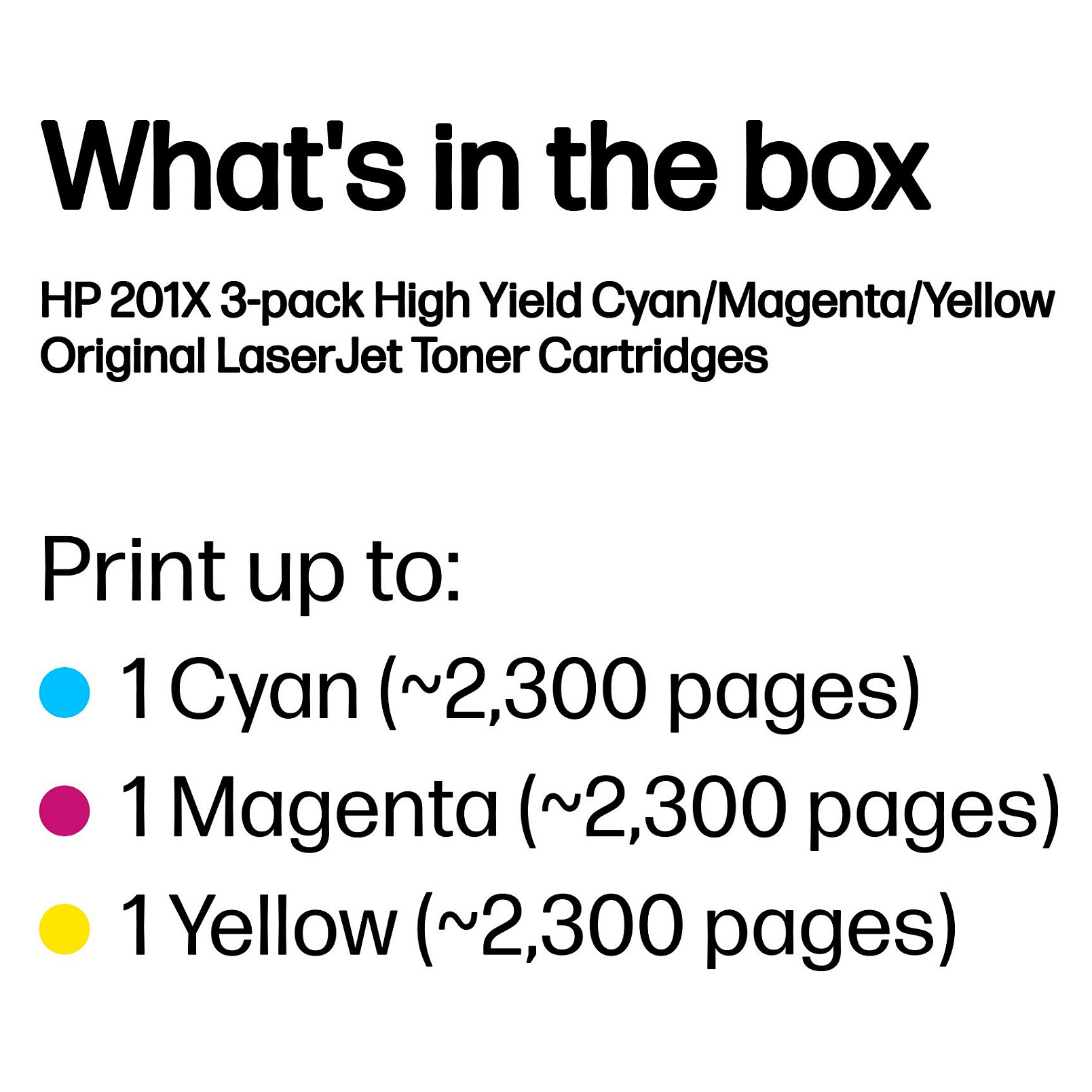 Toner za laserski pisač HP 201X CF253XM (3 komada, visoki kapacitet, original, LaserJet) žuta, cijan, magenta-3