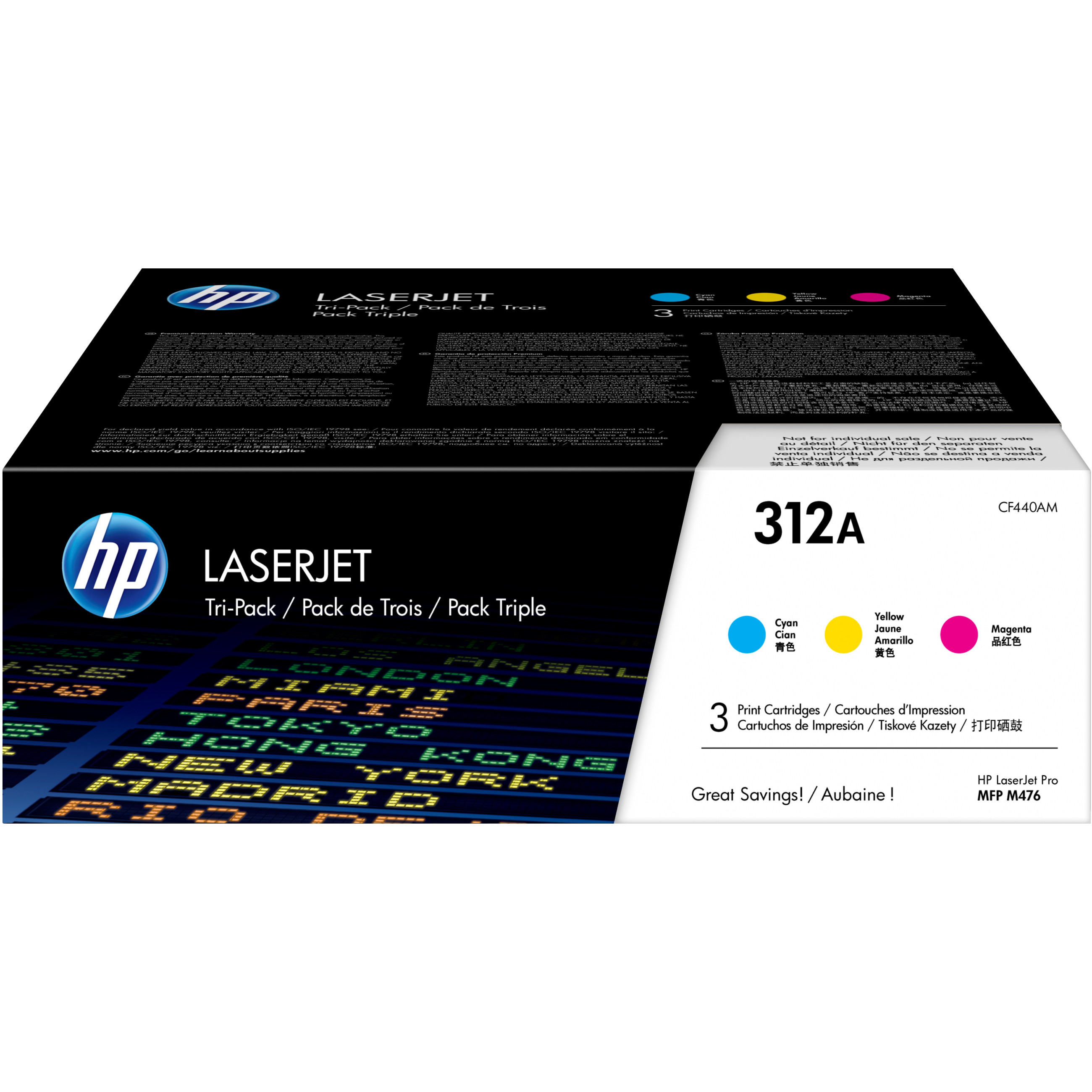 Toner za laserski pisač HP 312A CF440AM (3 komada, original, LaserJet) žuta, cijan, magenta-0