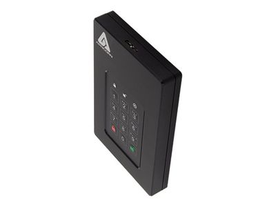Tvrdi disk APRICORN Aegis Fortress L3 - 5TB (USB 3.1, 256-bit AES XTS enkripcija, FIPS 140-2 level 3, crna)-0