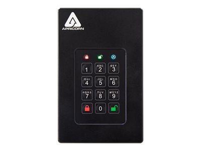 Tvrdi disk APRICORN Aegis Fortress L3 - 5TB (USB 3.1, 256-bit AES XTS enkripcija, FIPS 140-2 level 3, crna)-4