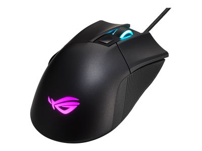 Maus ASUS ROG Gladius II Core Gaming Mouse kabelgebunden (6200 DPI, USB Type-A, 6 tipki, crna boja)-4