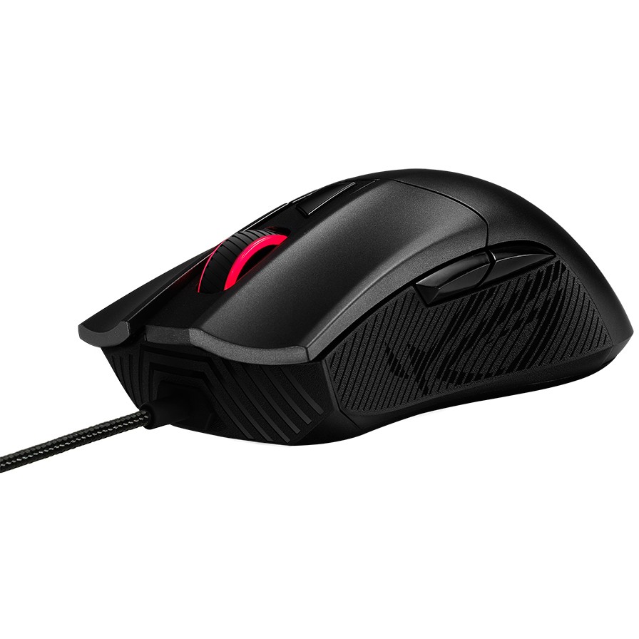 Maus ASUS ROG Gladius II Core Gaming Mouse kabelgebunden (6200 DPI, USB Type-A, 6 tipki, crna boja)-8