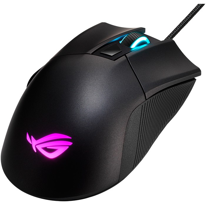 Maus ASUS ROG Gladius II Core Gaming Mouse kabelgebunden (6200 DPI, USB Type-A, 6 tipki, crna boja)-9
