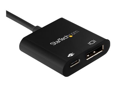 USB C na DisplayPort adapter STARTECH.COM (s 60W napajanjem prolaznim punjenjem, 8K/4K USB Type-C na DP 1.4 video pretvarač s punjenjem, USB / DisplayPort-1