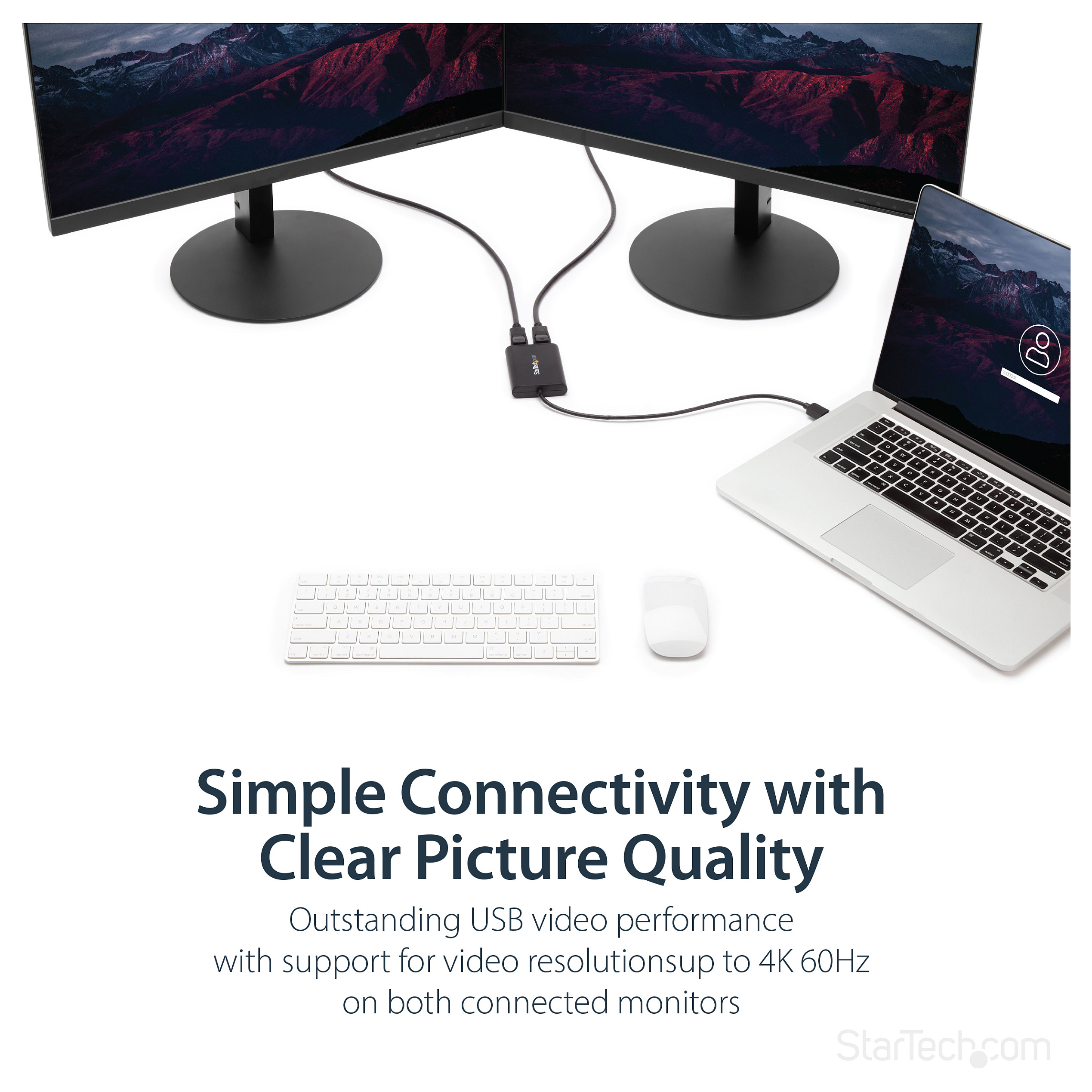 USB 3.0 na Dual DisplayPort adapter STARTECH.COM USB32DP24K60 (Dual 4K 60Hz, DisplayLink)-21