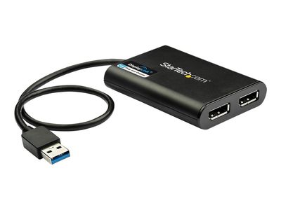 USB 3.0 na Dual DisplayPort adapter STARTECH.COM USB32DP24K60 (Dual 4K 60Hz, DisplayLink)-1